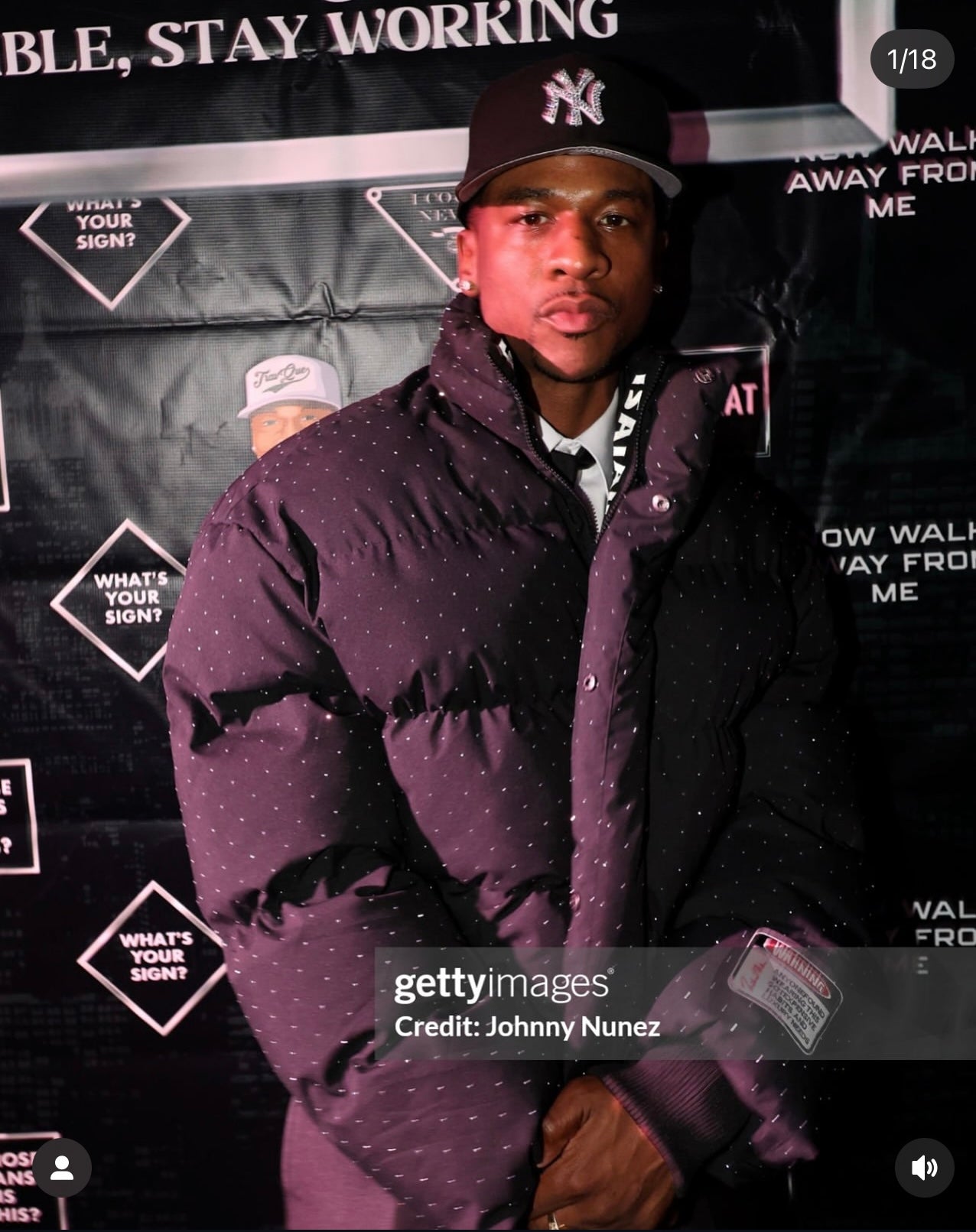 Isaiah Micah Rhinestone Puffer