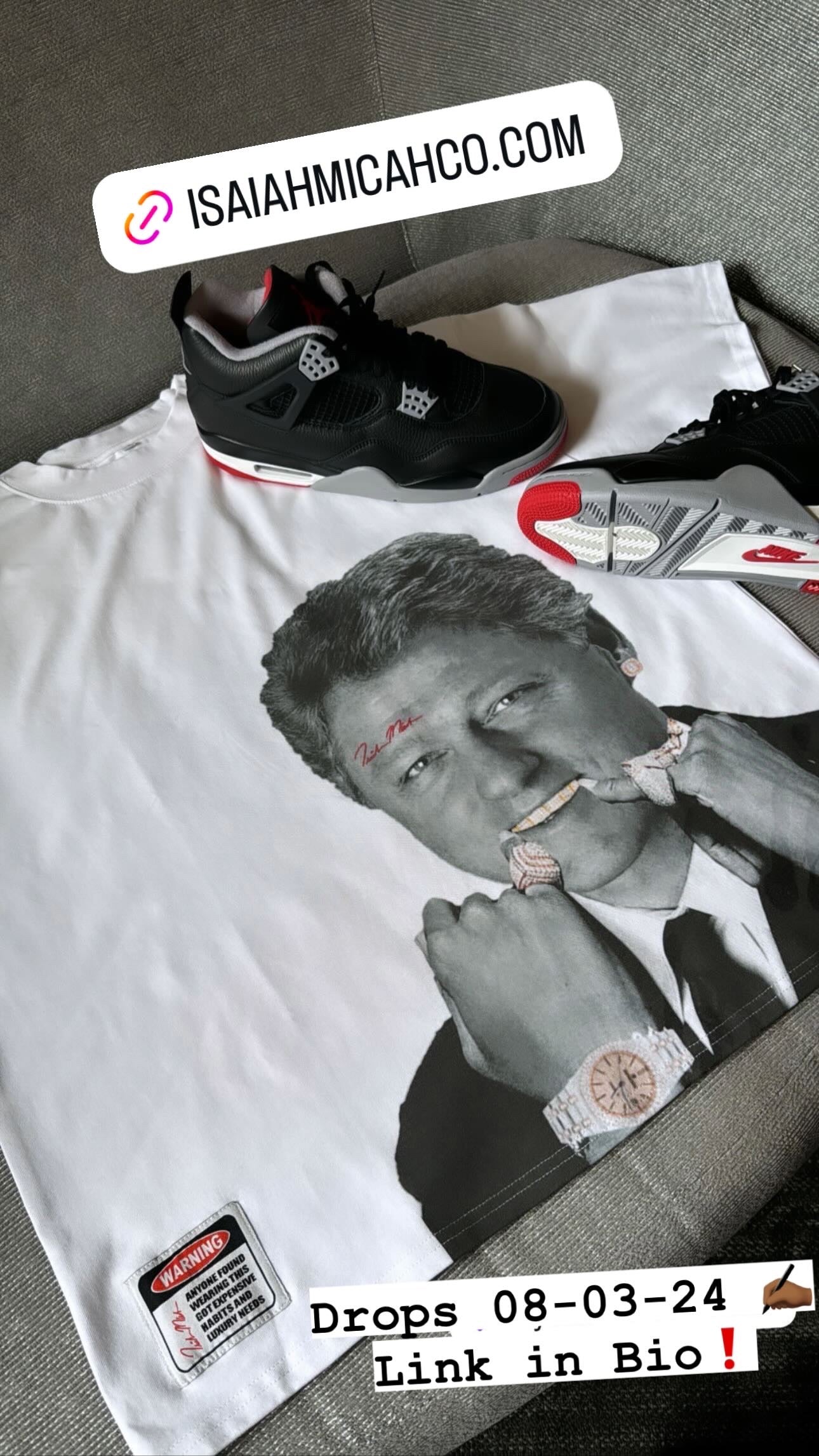 Trill Clinton Boxy Tee