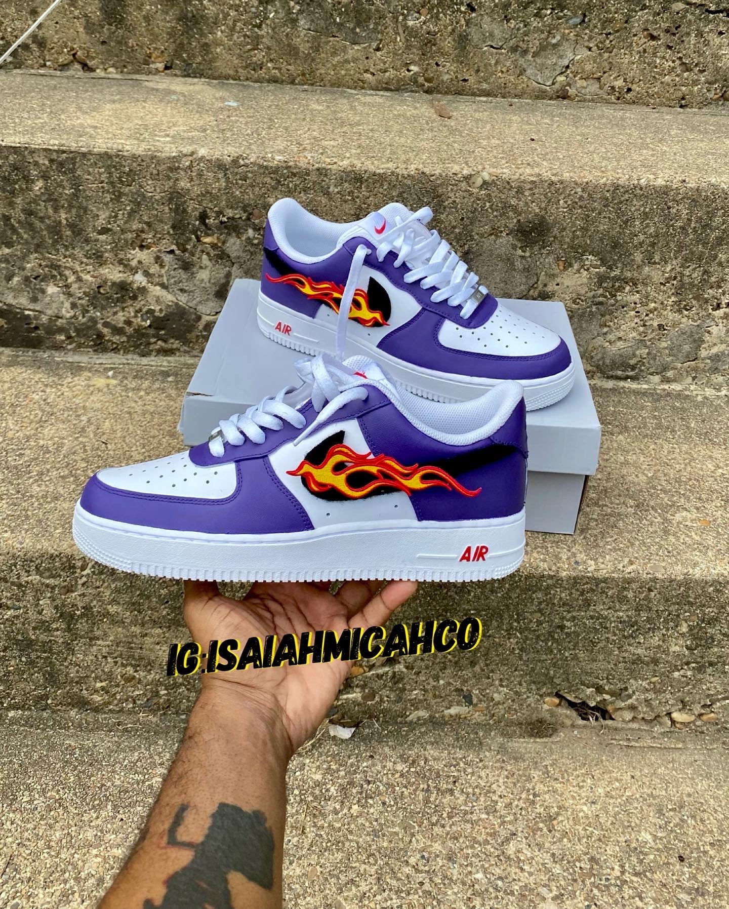 Big Kid’s Codeine Removable Flames 🍇🔥