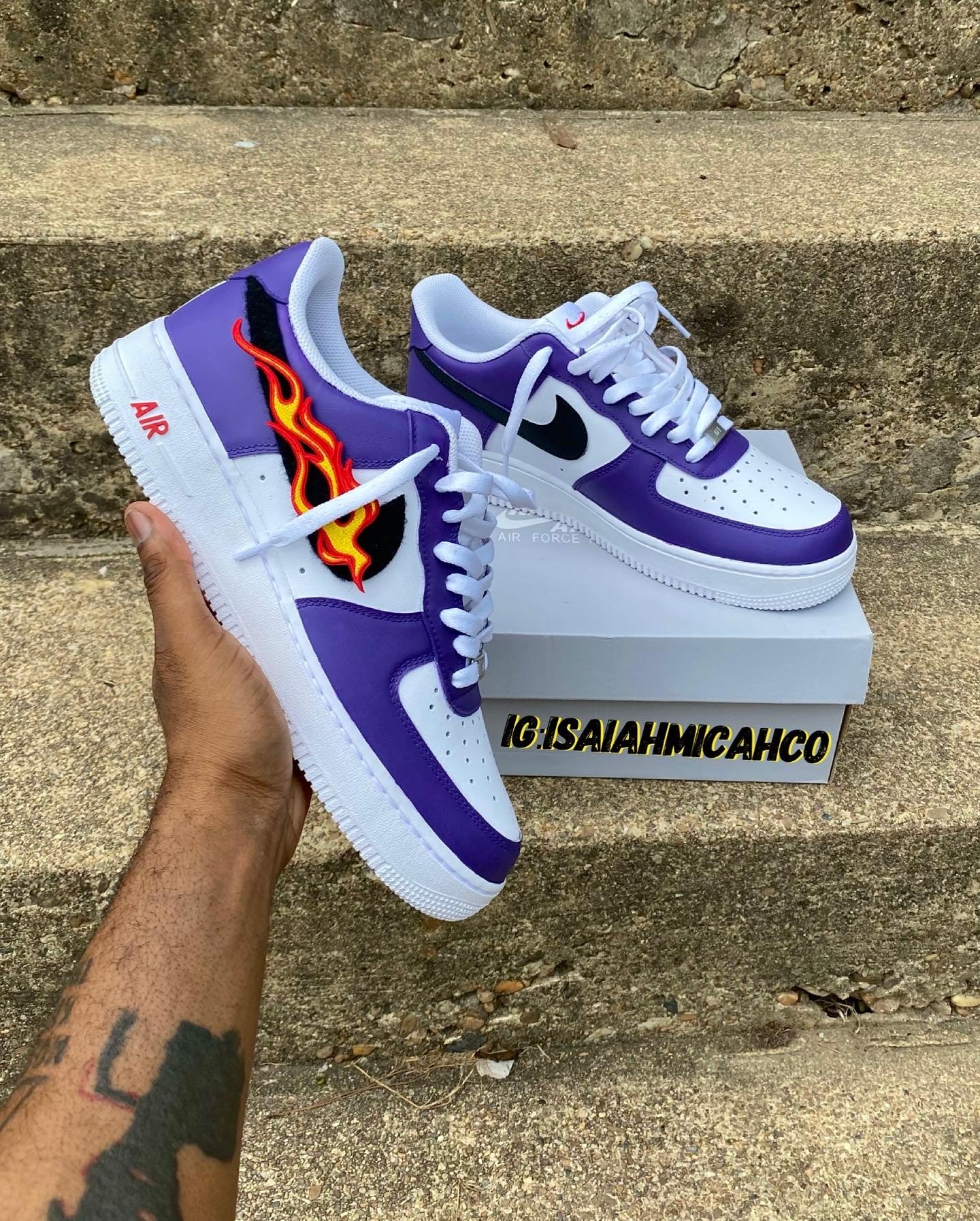 Big Kid’s Codeine Removable Flames 🍇🔥